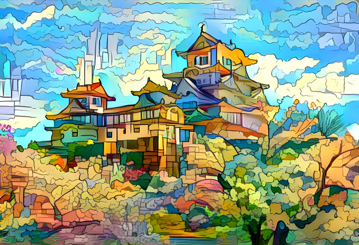 cartoon castle