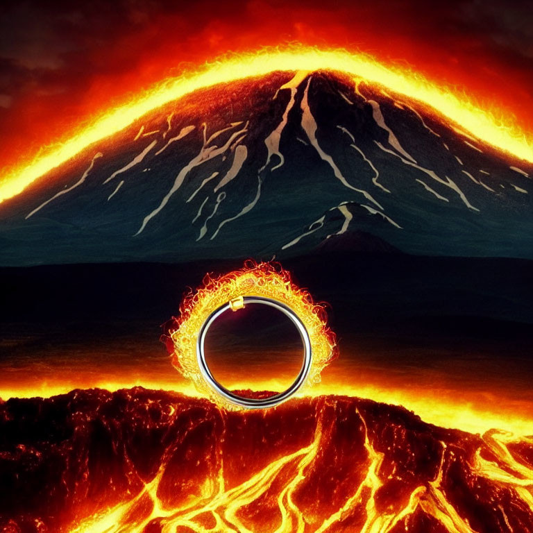 The One Ring at Mount Doom