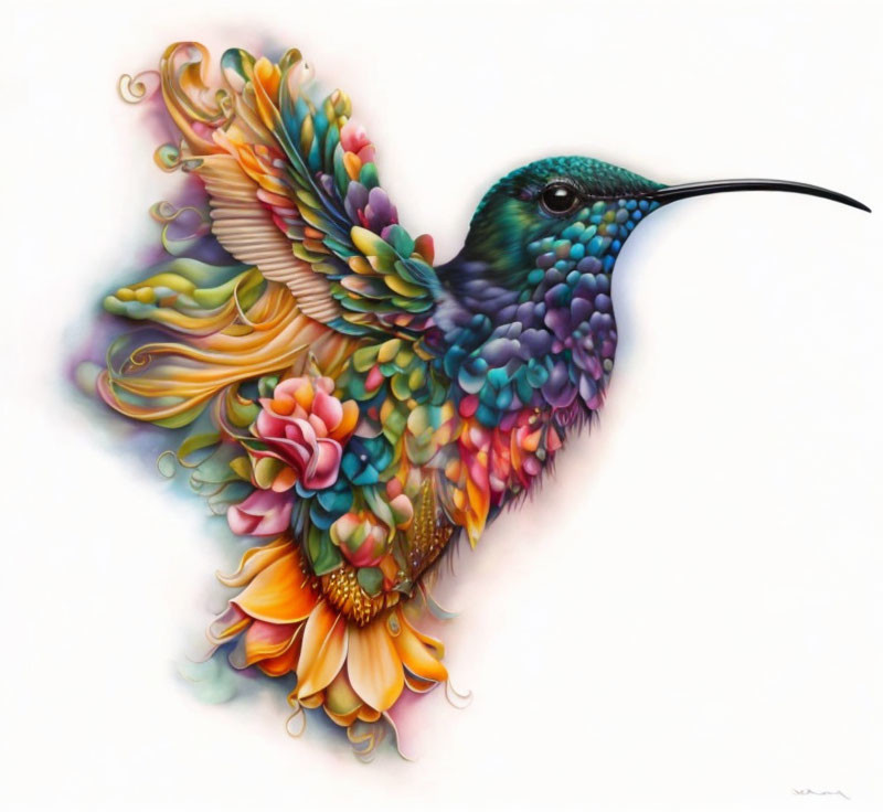 Blooming Hummingbird