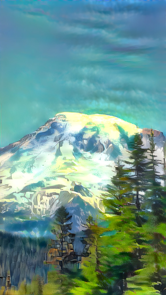 Rainier Watercolor 