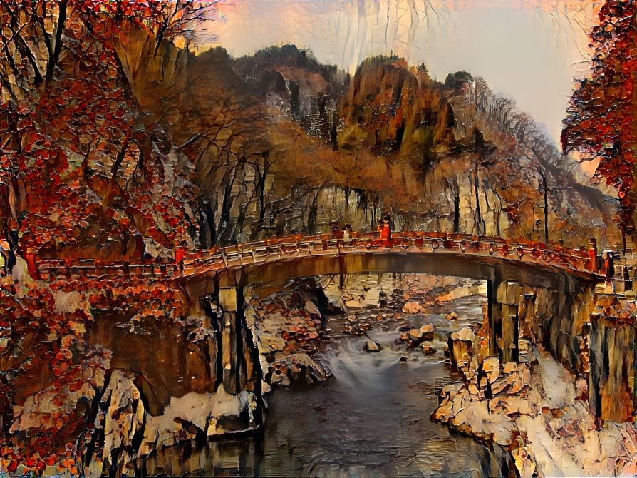 Shinkyo Bridge Painting