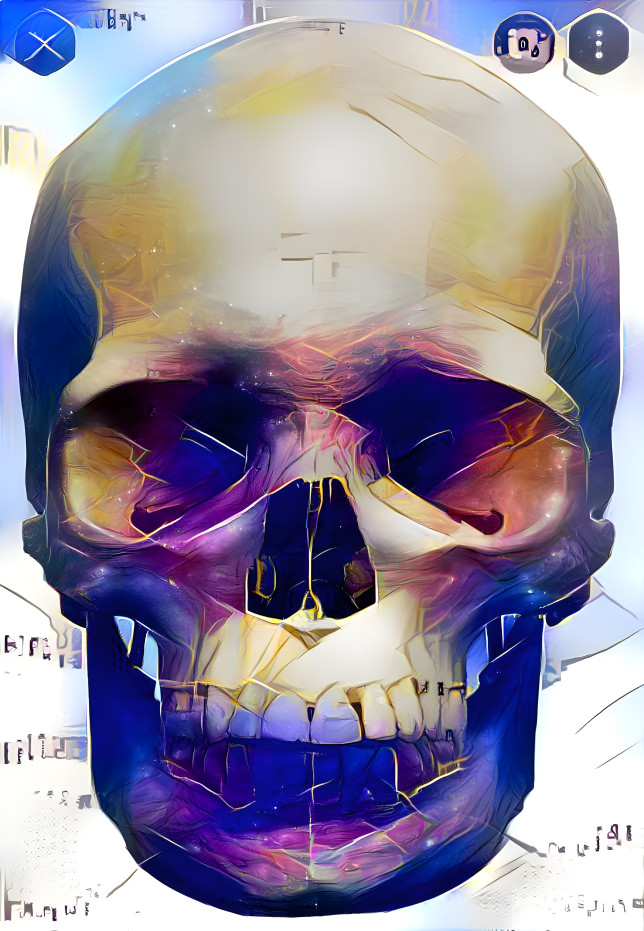 Purple skull