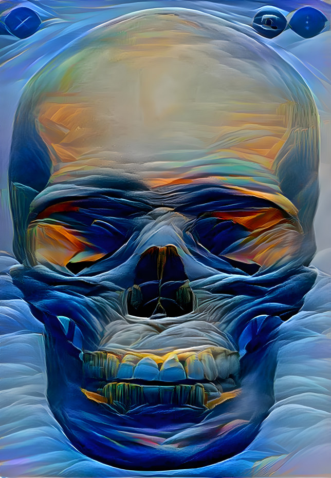 Bluescape skull