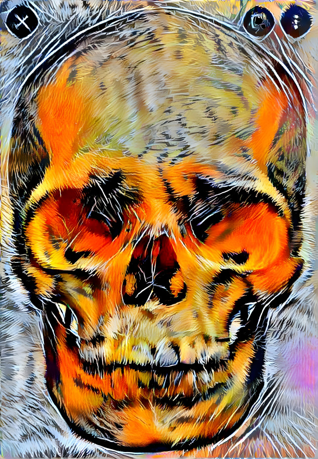 Tiger skull