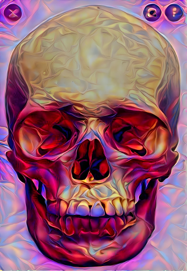 Pink skull