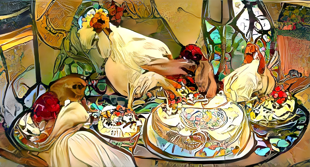 mucha chickens