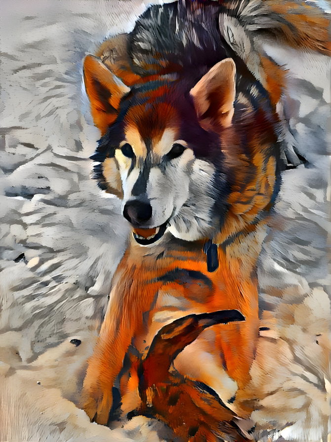 Wolf Painting