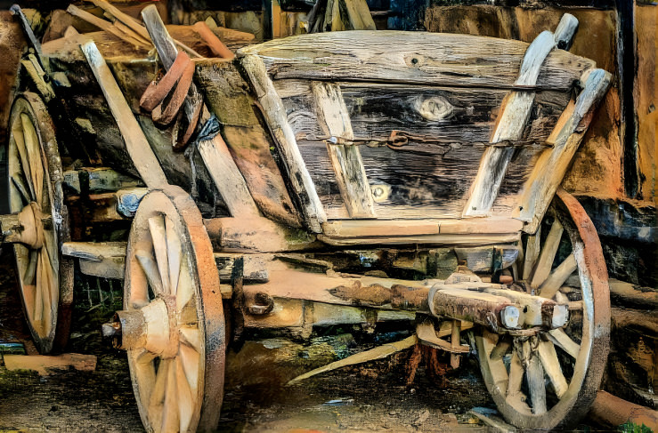 Lasten-Anhänger alt Landwirtschaft