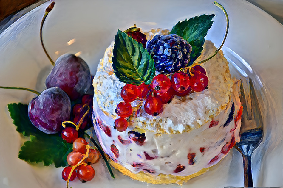 Kuchen Früchtekuchen Obst-Dessert