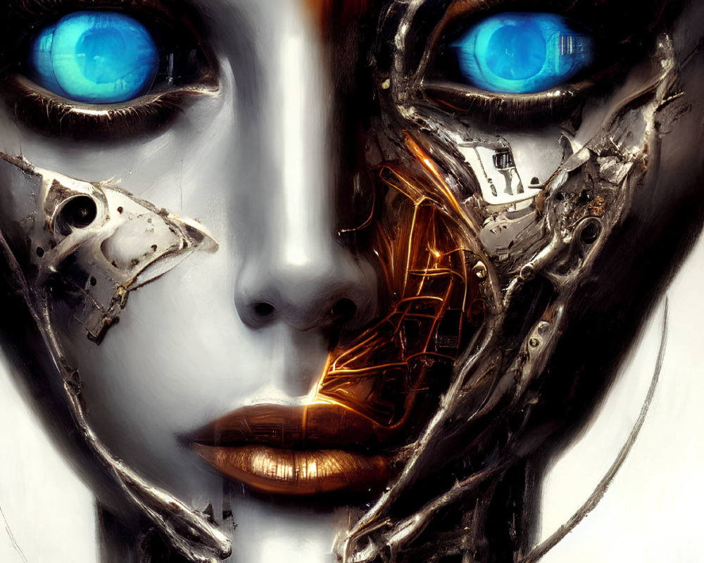 Female Cyborg with Intricate Machinery Revealed