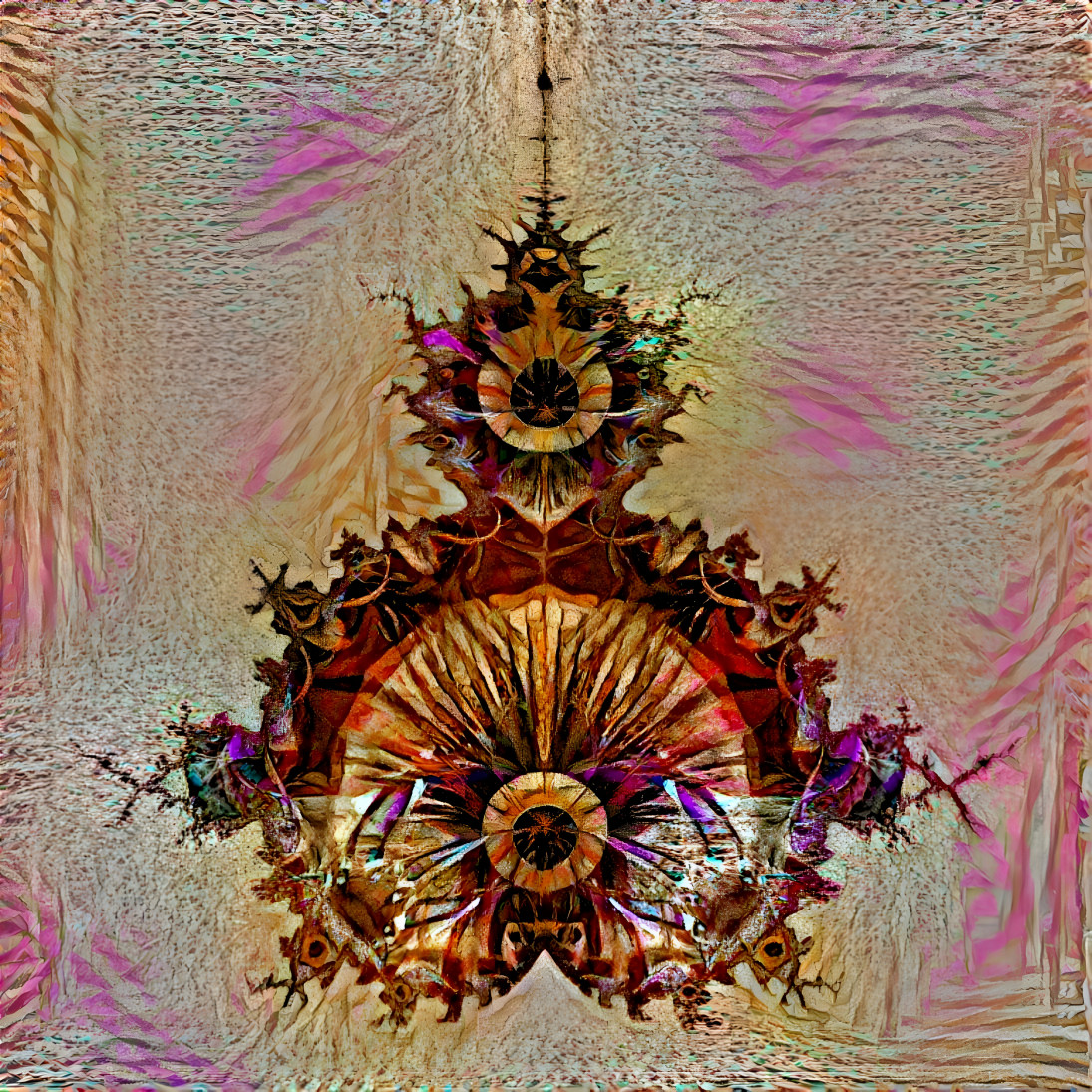 Ion Buddha (abstracted fractal)