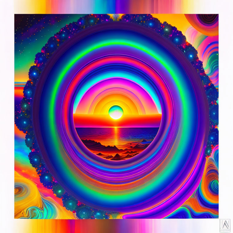 Psychedelic sunsets