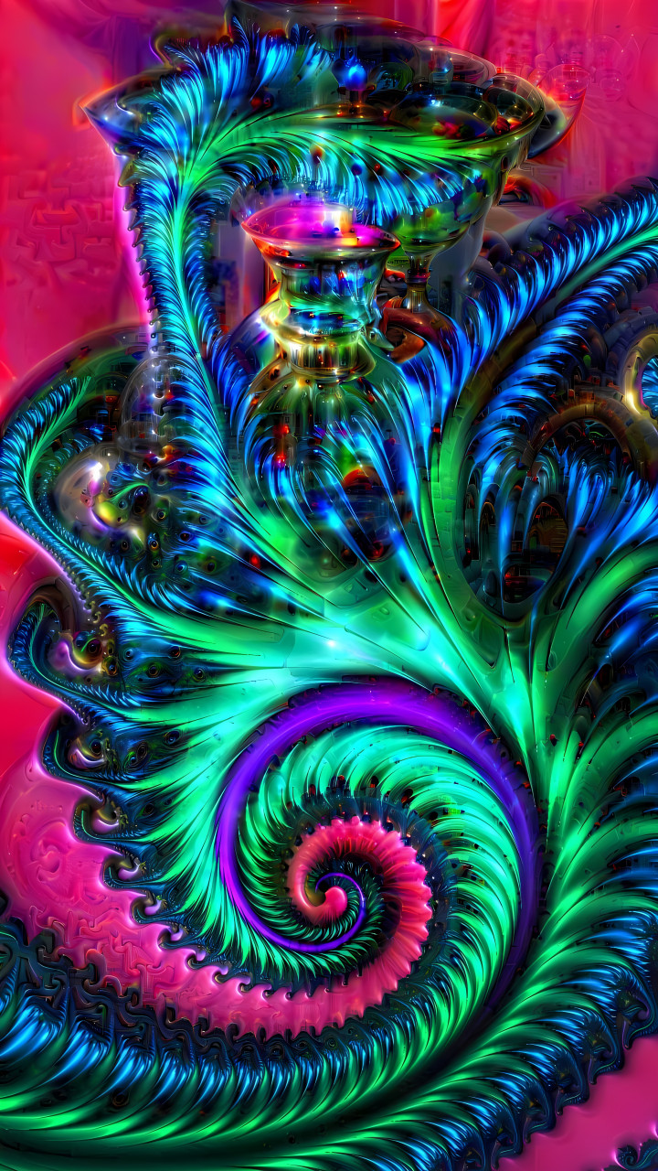 Fractal deep dream