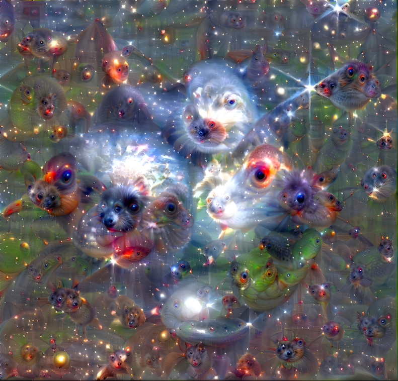 Deep Dream of James Webb Deep Space