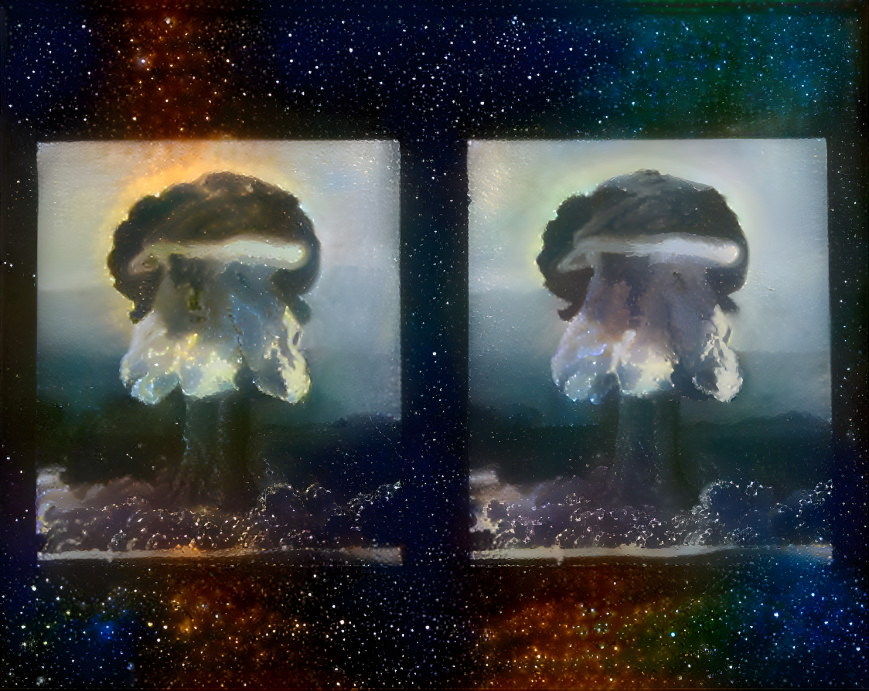 Stereoscopic Atom Bomb