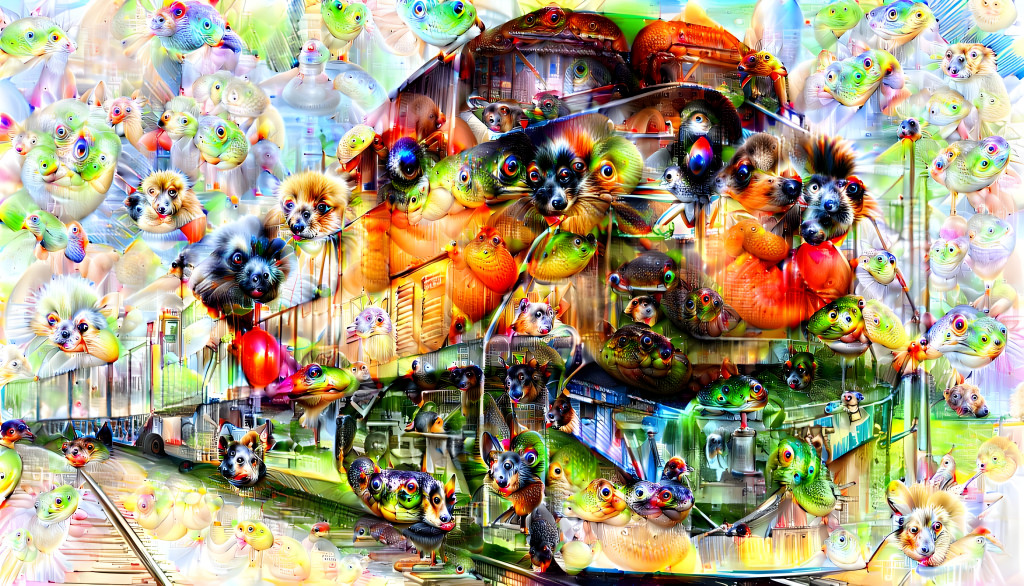 train of the animals