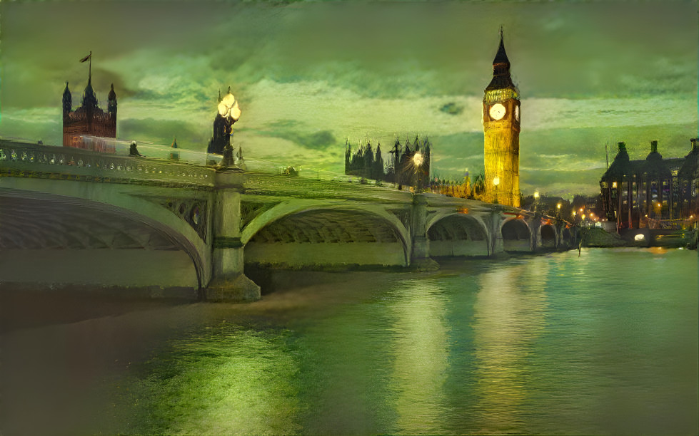 Night Big Ben And The Thames River