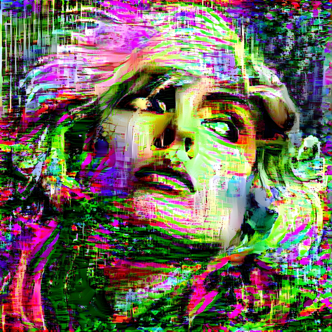 Glitched Woman