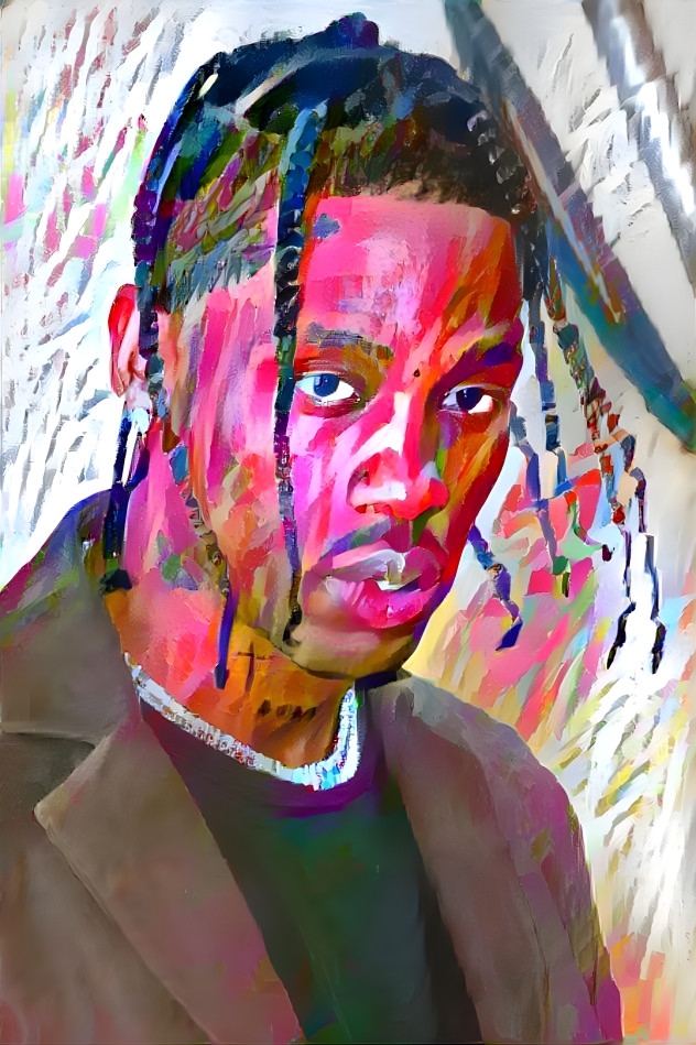 Travis Scott painting