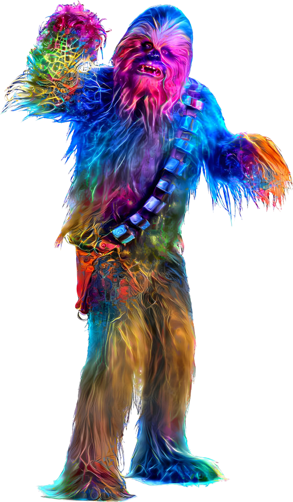 Tie Dye Chewbacca