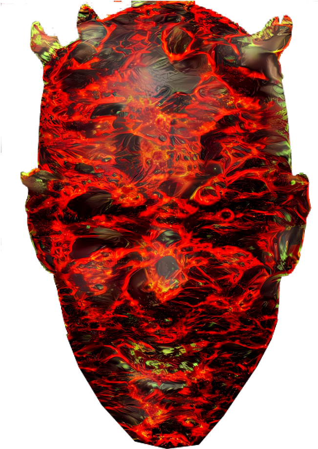 Darth Maul Lavafied