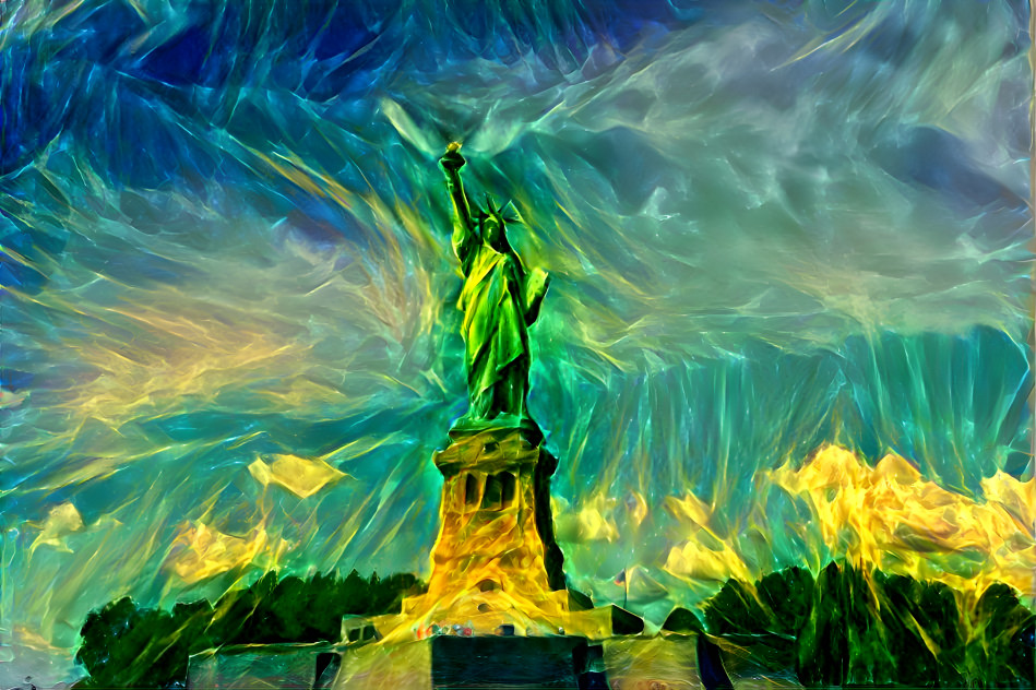 Statue of liberty *Heat Wave*