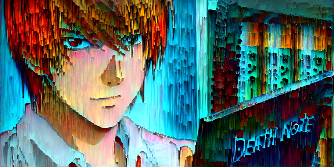 Death Note kira with note *Glitch*