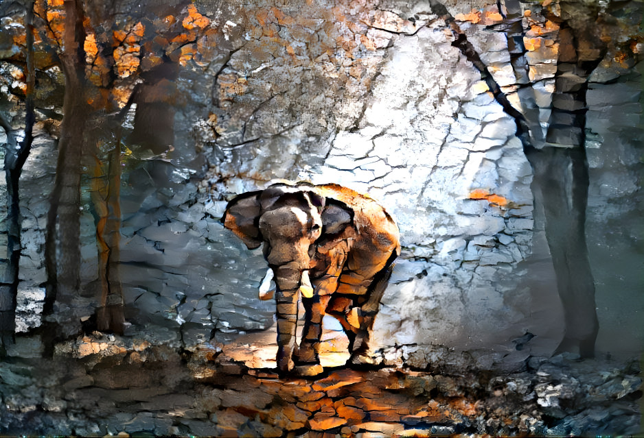 Elefant in the light