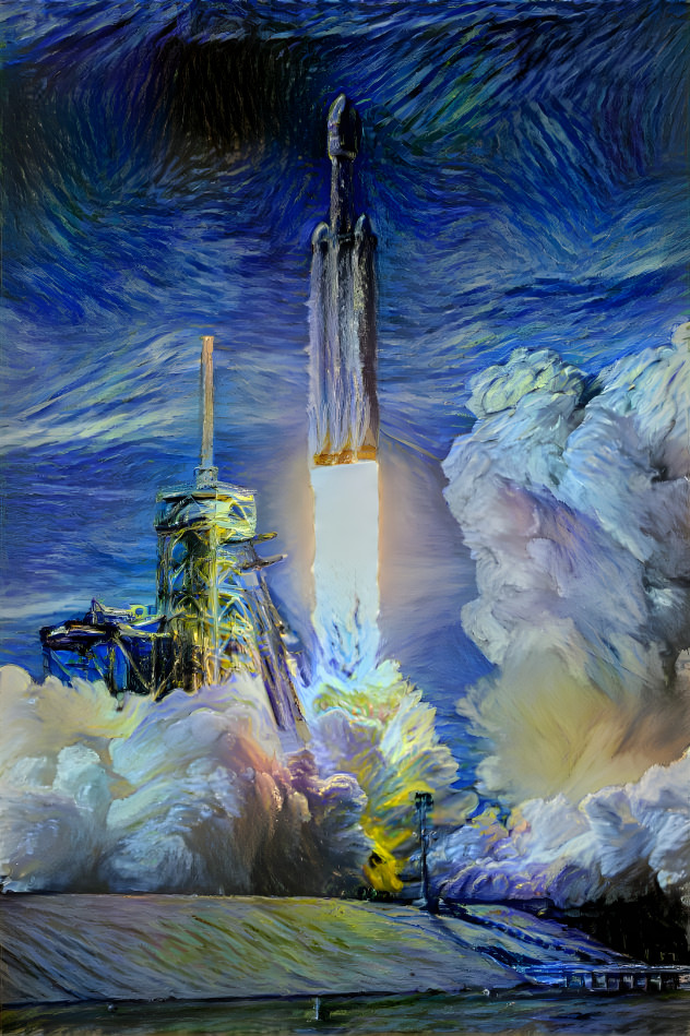 Picasso's Falcon Heavy 