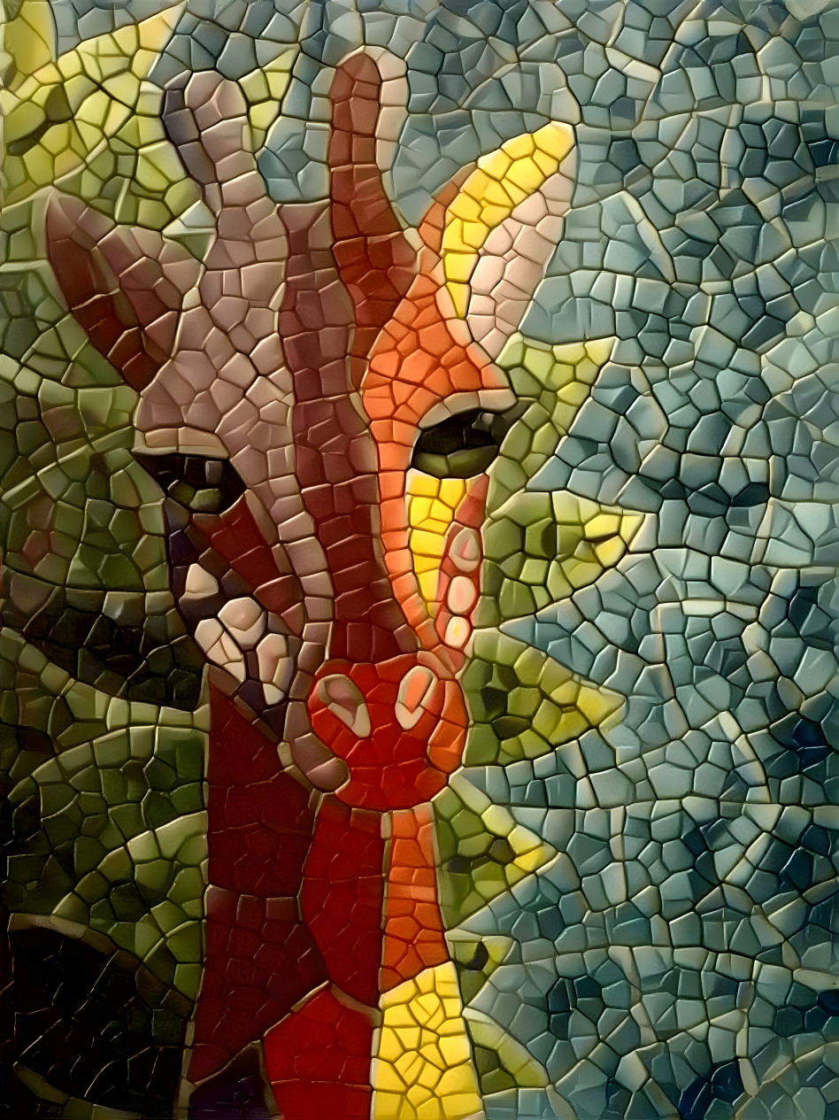 Madame Girafe et la Mosaïque n°7