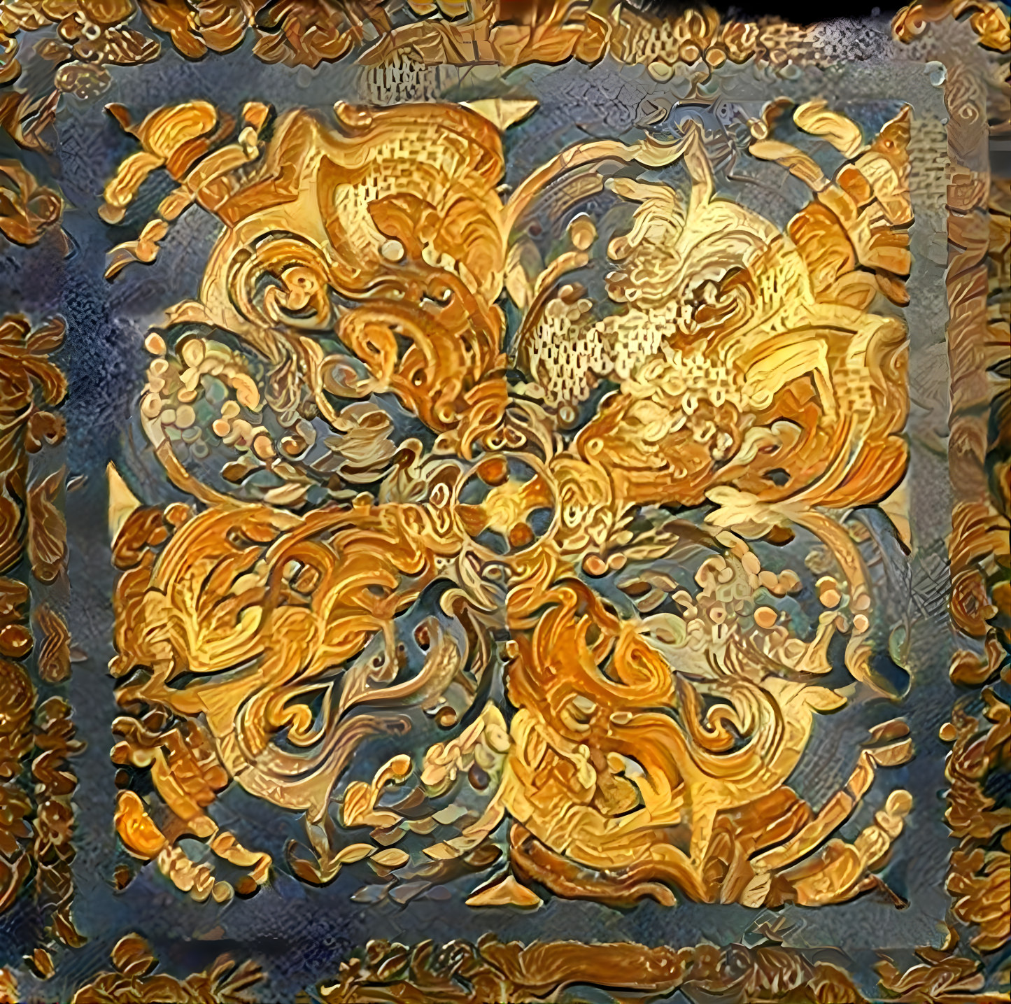 Mandala de tissu