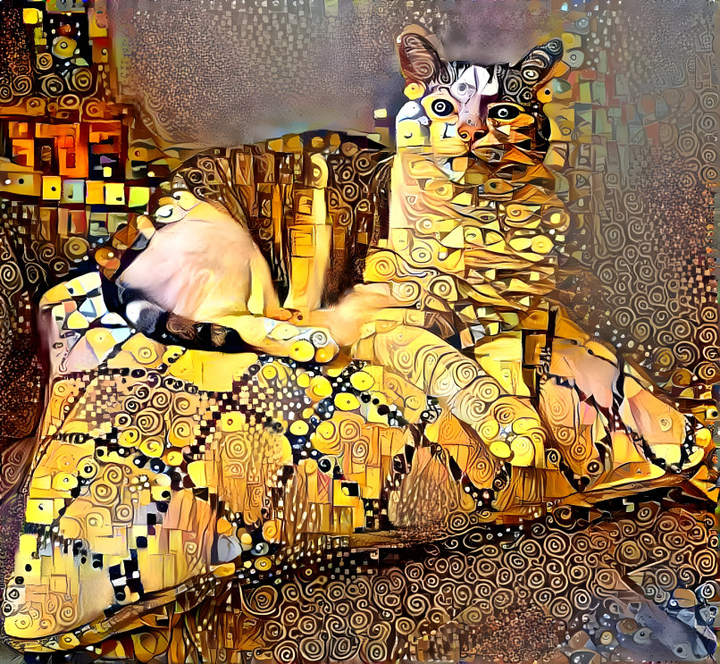 Klimt kitty