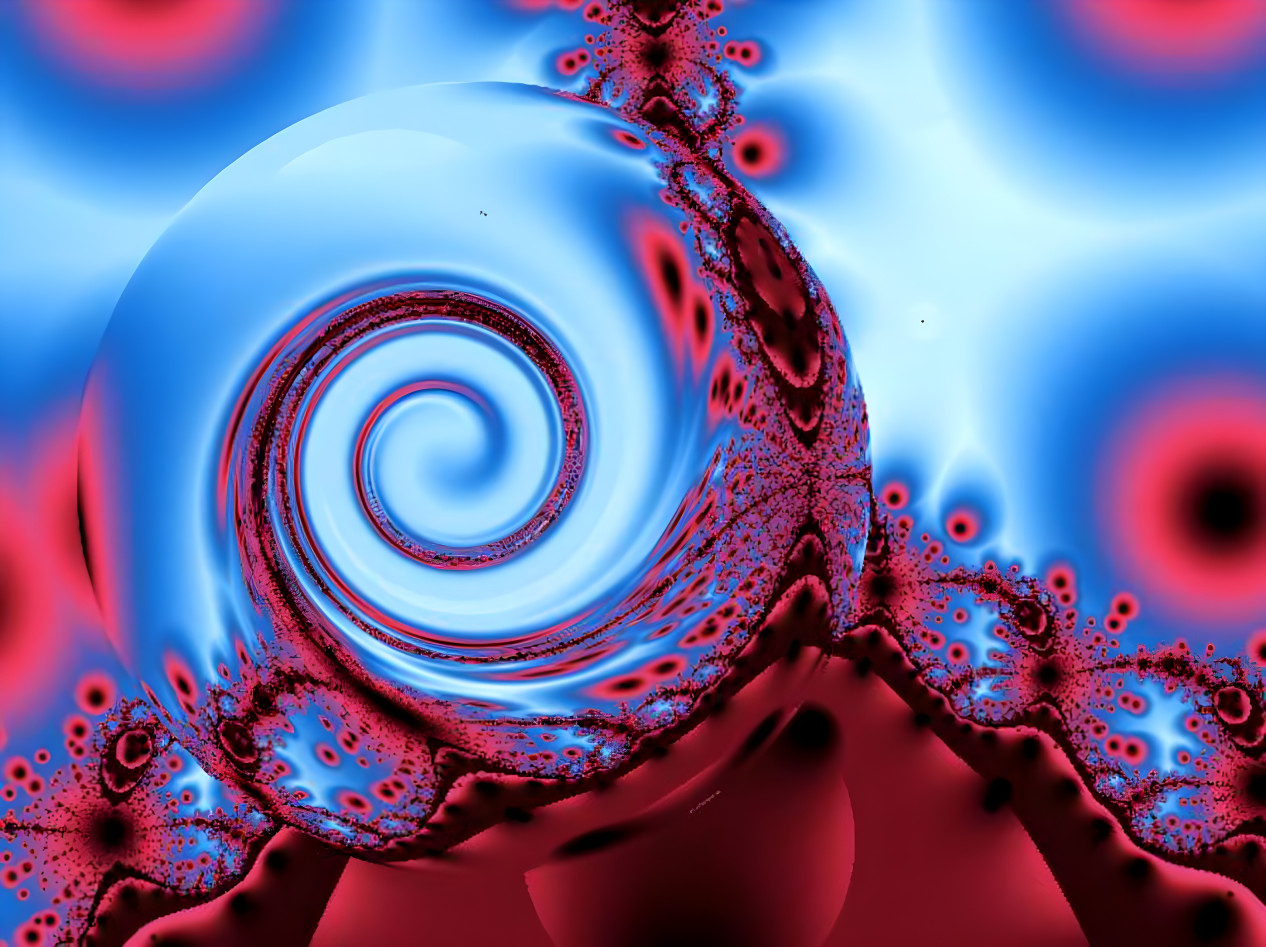 Swirling Drops Fractal