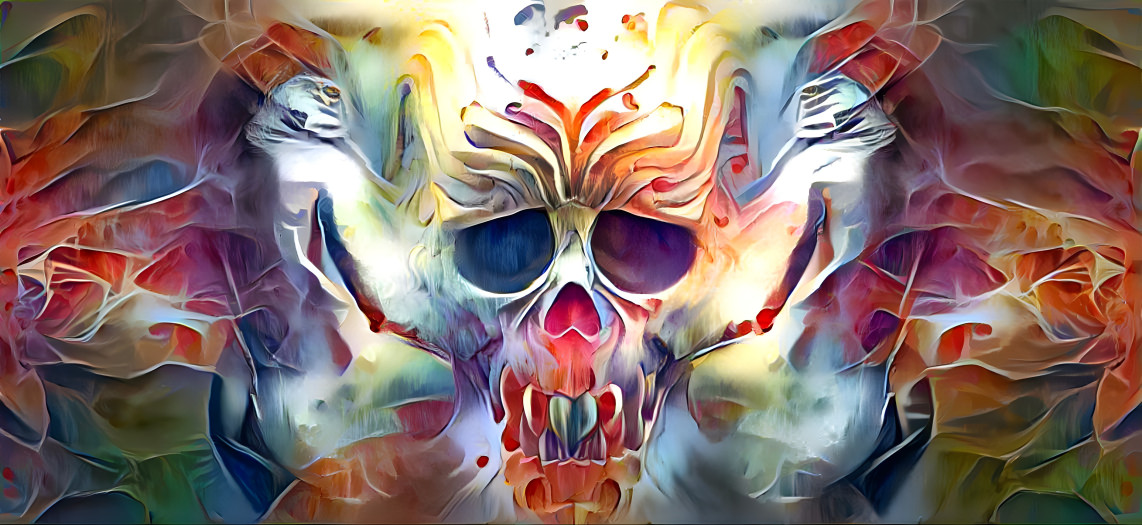 color skull