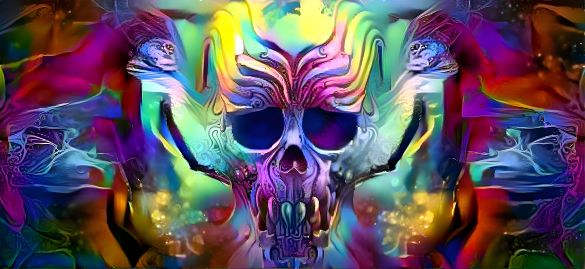 color skull