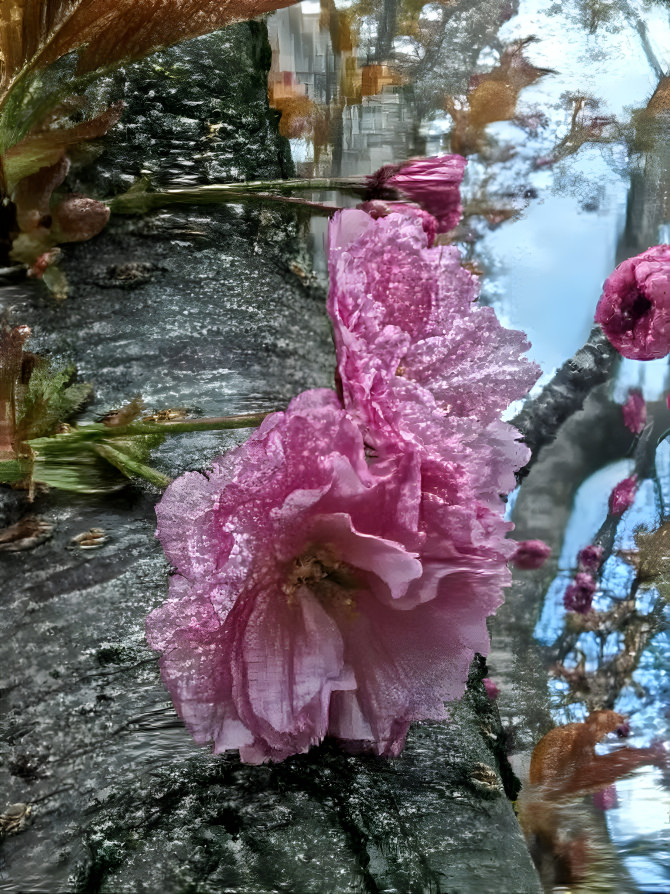 Cherry blossom in pink