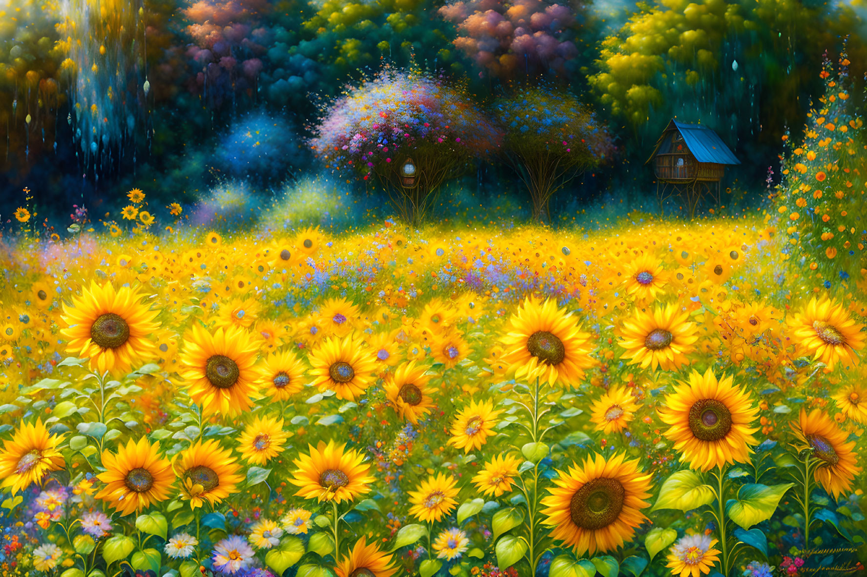 sunflower garden