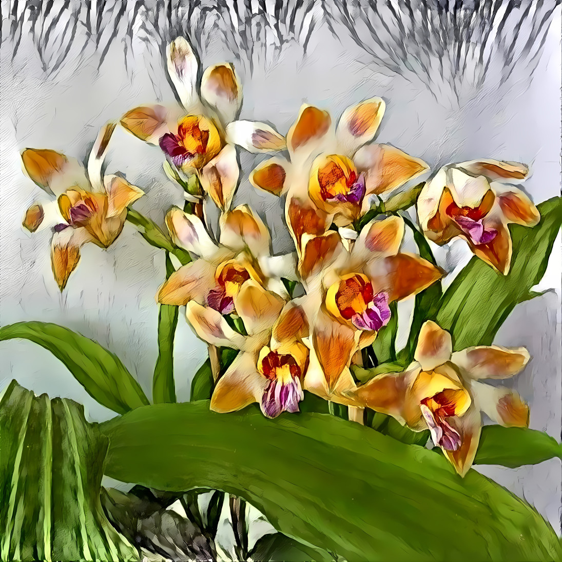 yellow orchid