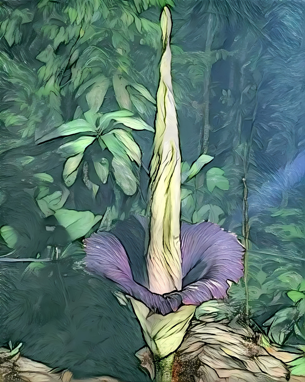 beauty of Amorphophallus titanum