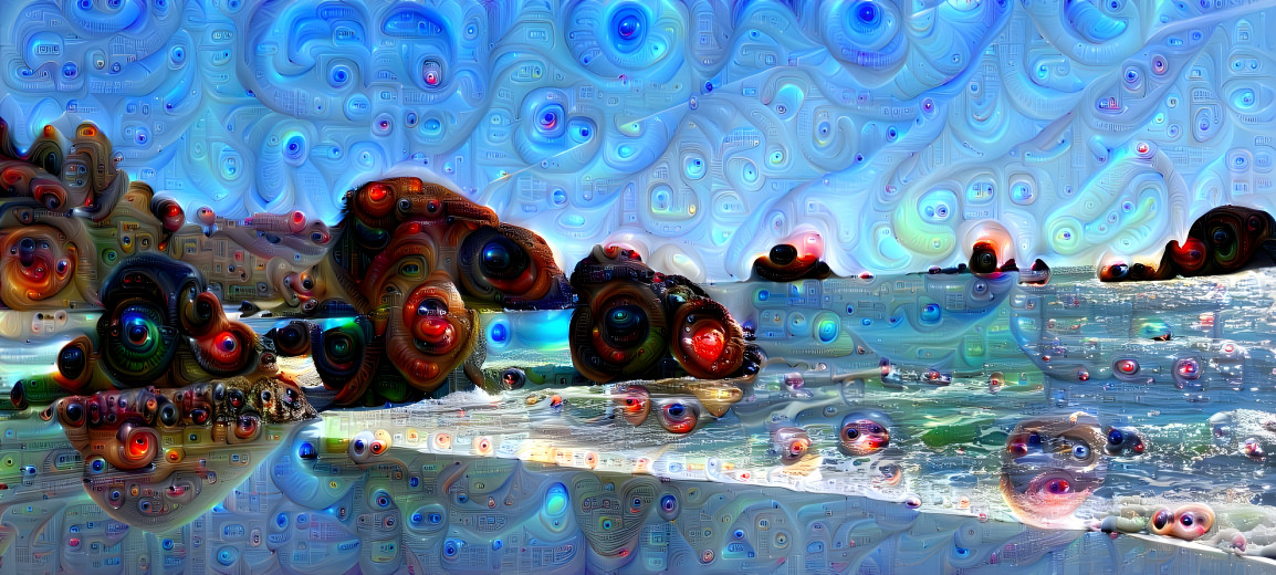 Trippy beach