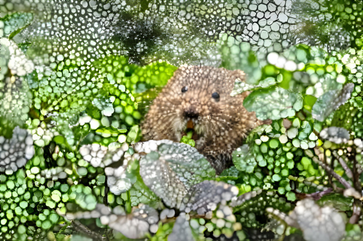 Water Vole In Watercress