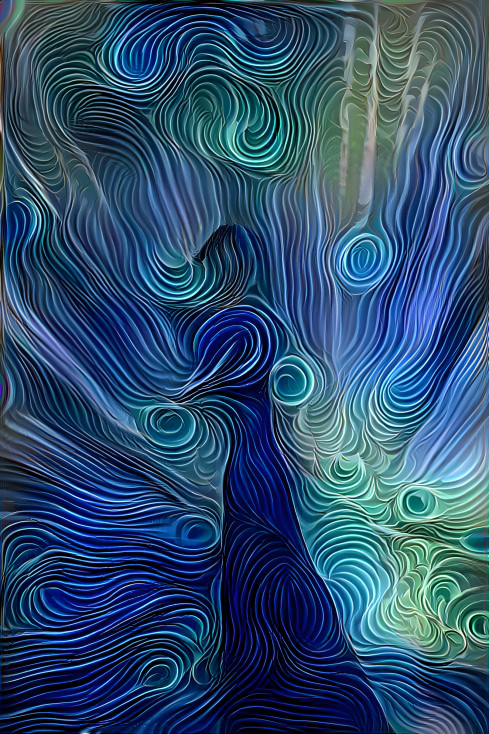 Abstract Peacock 