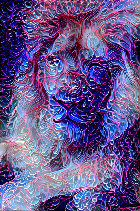 Lion Abstract