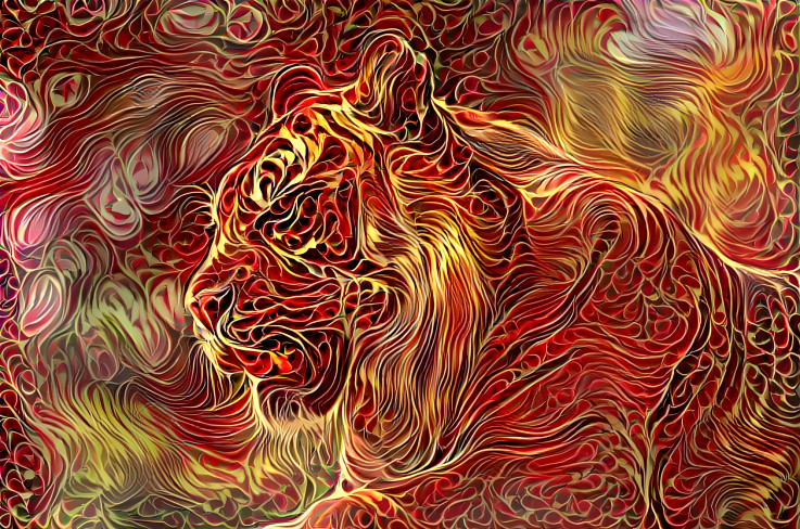 Abstract Tiger