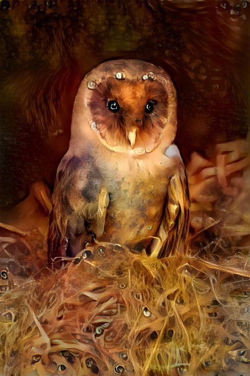 Black Barn Owl