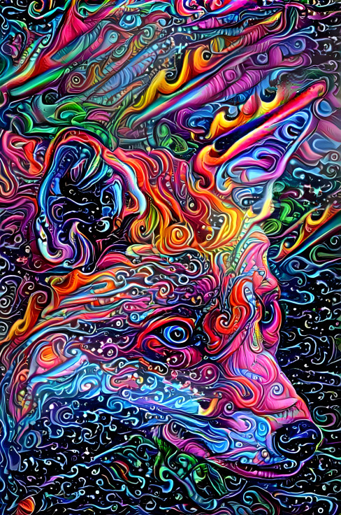 Deep Dream Fox