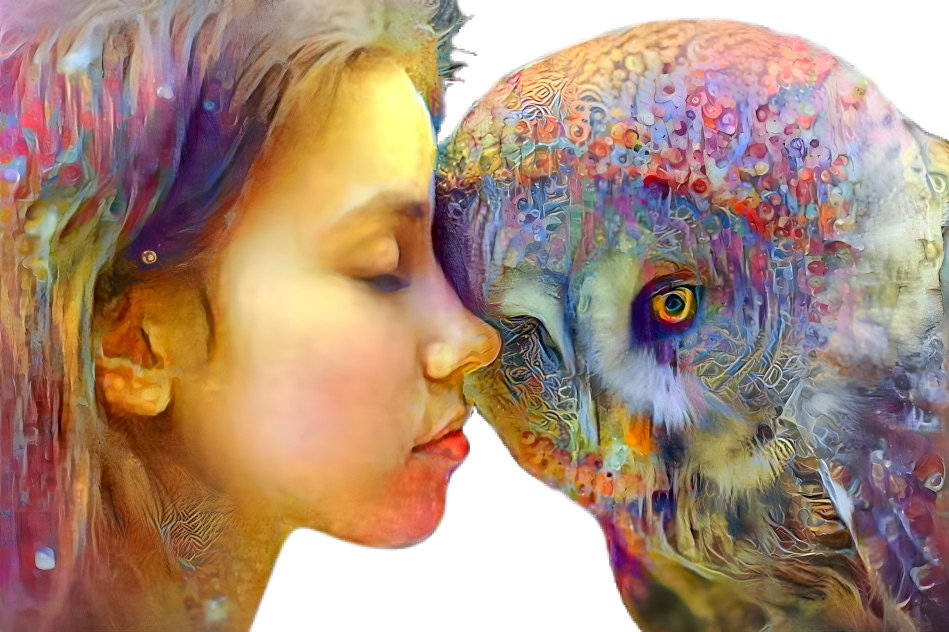 Girl And Her Owl