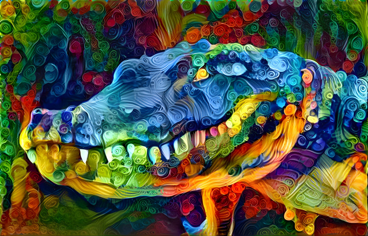 A very pretty aligator