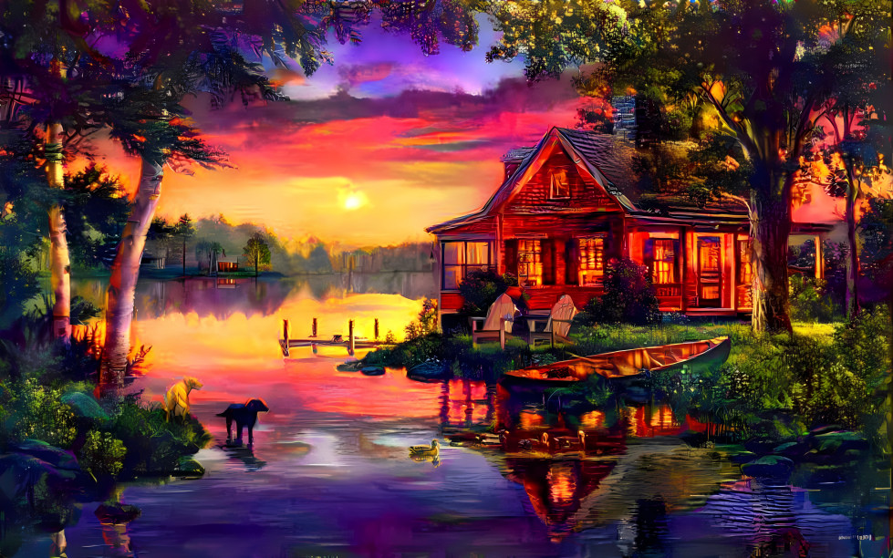 Cabin on a Lake