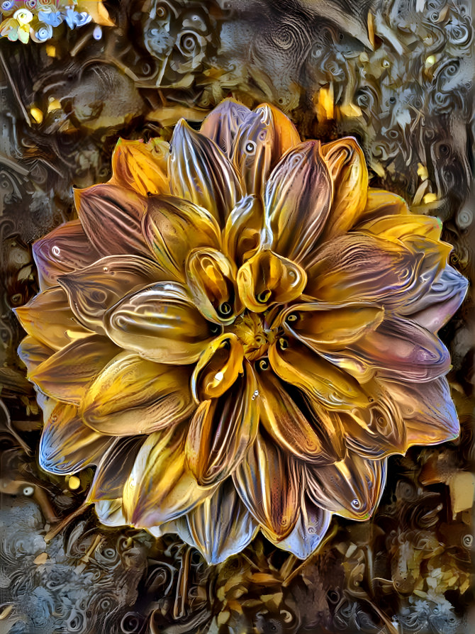 Gold Dahlia